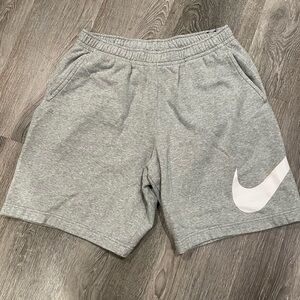 Nike Men’s Sweat Shorts - Size Large - Gray